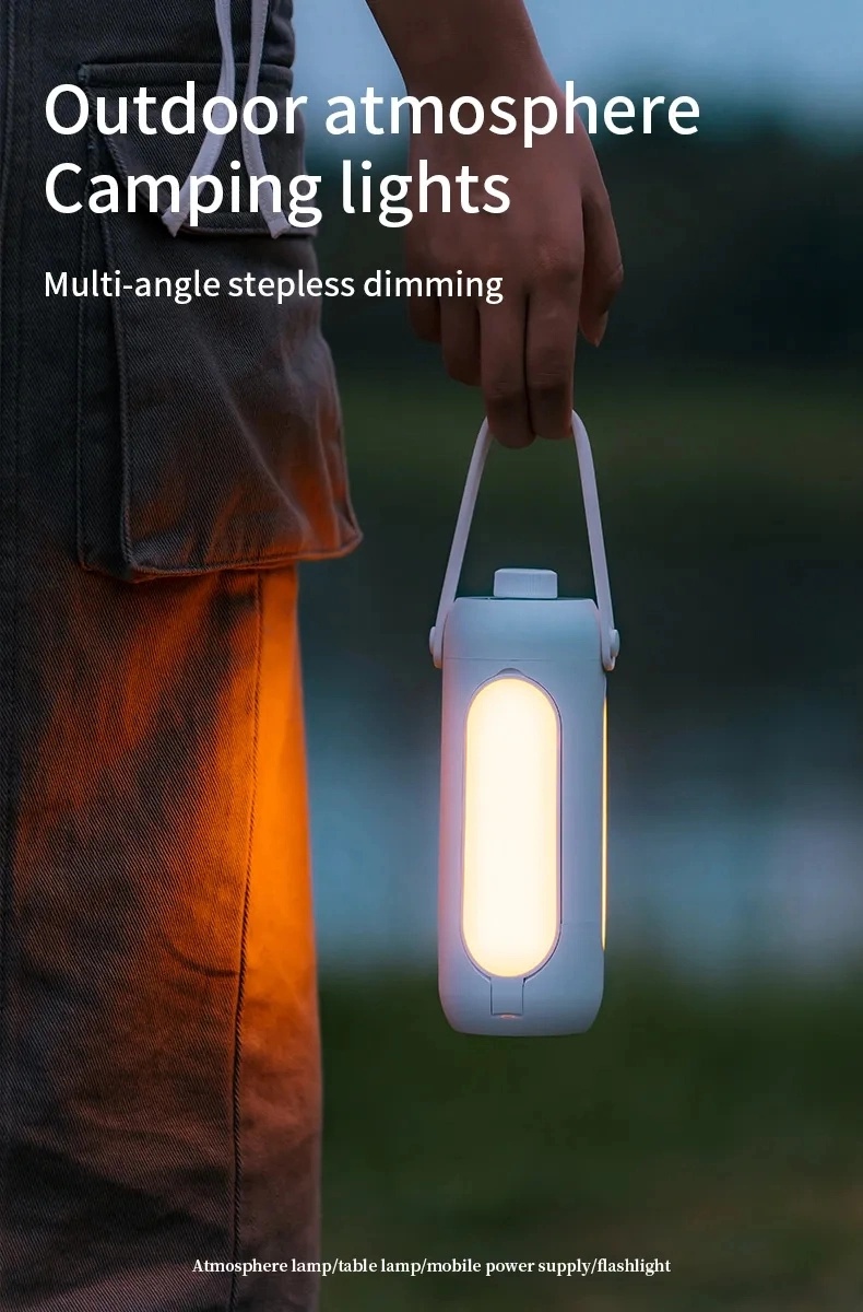 360 Degrees Outdoor Portable Hanging Tent Camping USB Rechargeable Light