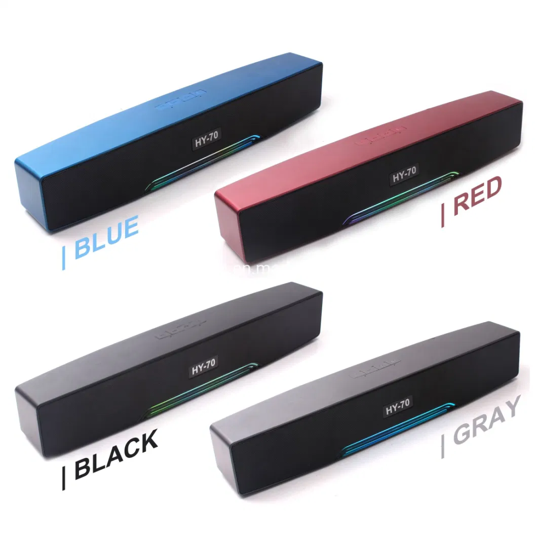 Hot Selling LED RGB Light Bt Speaker Mini Portable Bt Bluetooth Speaker for Promotion, Ideal Carry-on Item for Outdoor Camping and Nice Gift for Christmas