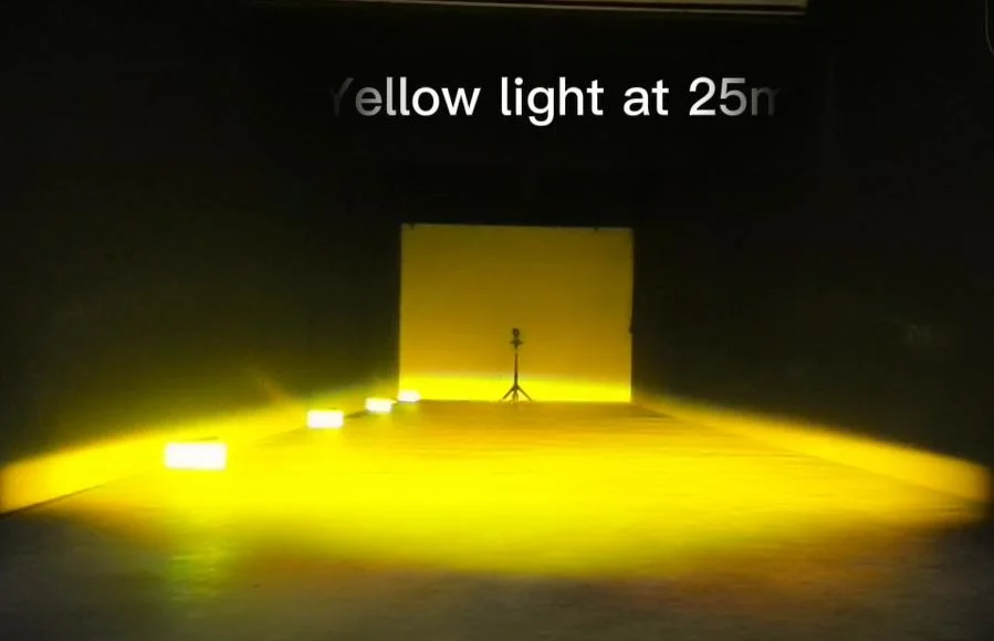 LED Headlight 3 Inch N90s Fog Light of Double Light White and Yellow Light 25W 9-32V 6000K 3000K 4300K