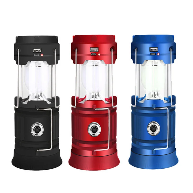 Outdoor LED Camping Light USB Rechargeable Multifunctional Tent Camping Light Portable Horse Light Emergency Lighting