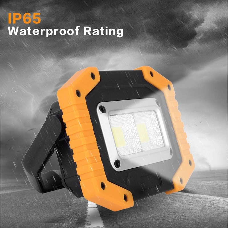 New Outdoor Camping Powerful COB LED Work Light Waterproof Searchlight Portable USB Rechargeable Work Lamp Flashlight Hand Emergency Light
