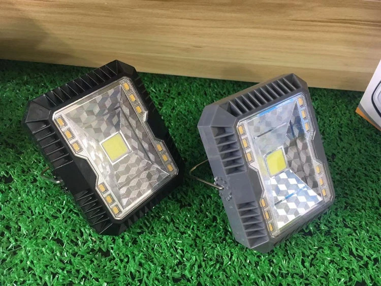 USB Rechargeable Outdoor Solar Camping Lamp Floodlight