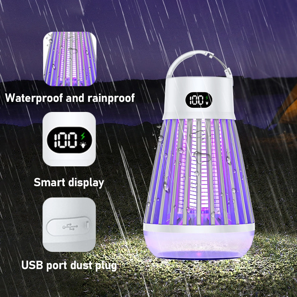 LED Tent Camping Light Lamp with Mosquito Trap Repellent Zapper Killing Killer