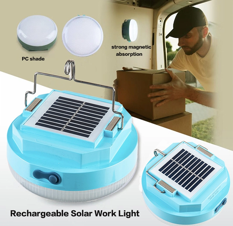 Portable Lightweight Camping Light LED Rechargeable Solar 100W