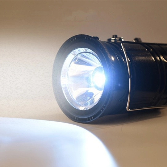 Portable LED Camping Lantern Xtauto Lightweight Waterproof Solar USB Rechargeable LED Flashlight Survival Kits