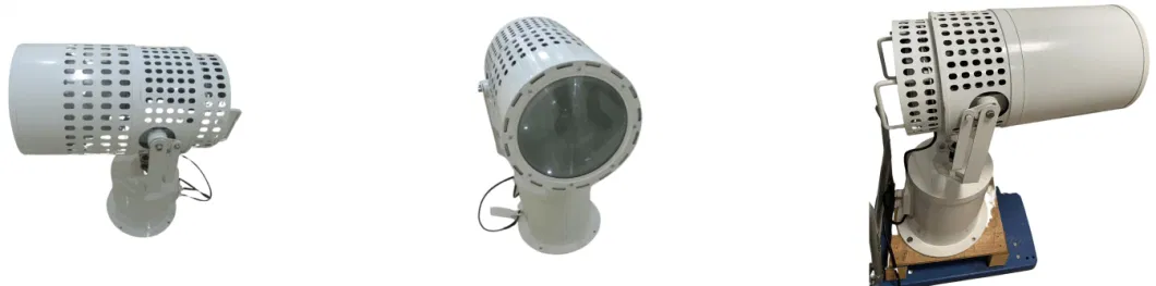 2.5&deg; 500W 3km LED Sea Tower Projector Search Rescue Searchlight IP66 Marine Boat Vessel Skybeam 300W 400W 500W 600W Projection Spot Search Light