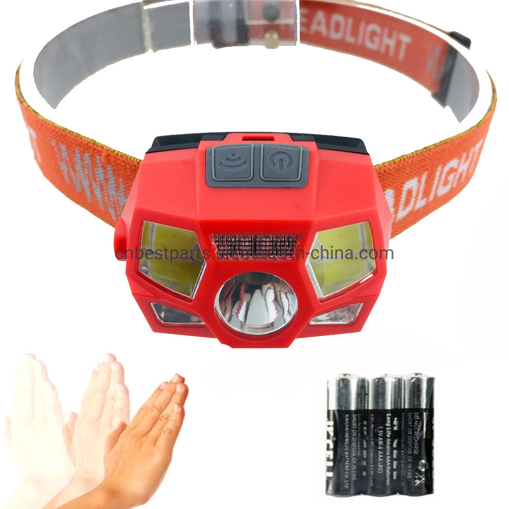 High Quality Camping LED Head Torch Lamp 5 Modes Car Inspection Flashing Work Headlight USB Rechargeable Powerful Sensor Headlamp