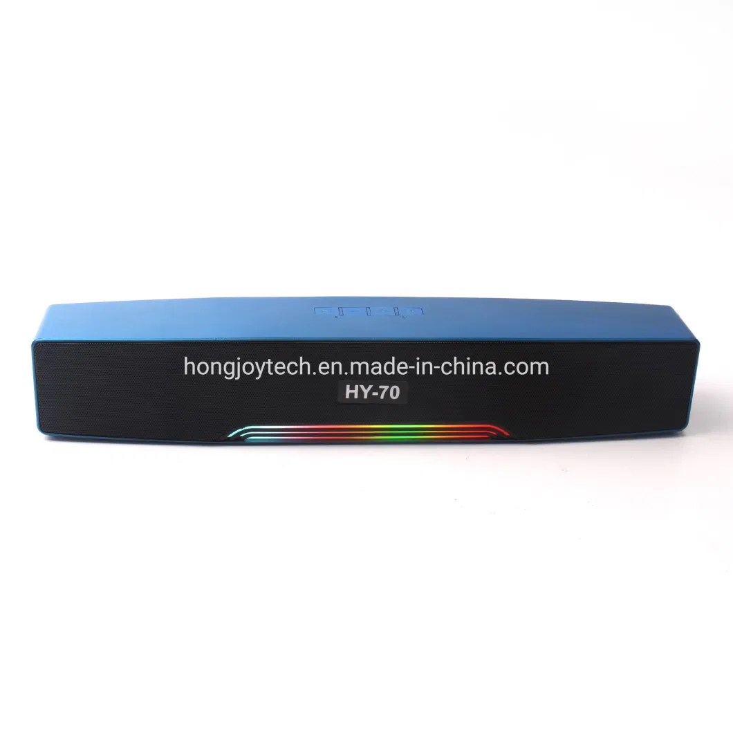 Hot Selling LED RGB Light Bt Speaker Mini Portable Bt Bluetooth Speaker for Promotion, Ideal Carry-on Item for Outdoor Camping and Nice Gift for Christmas