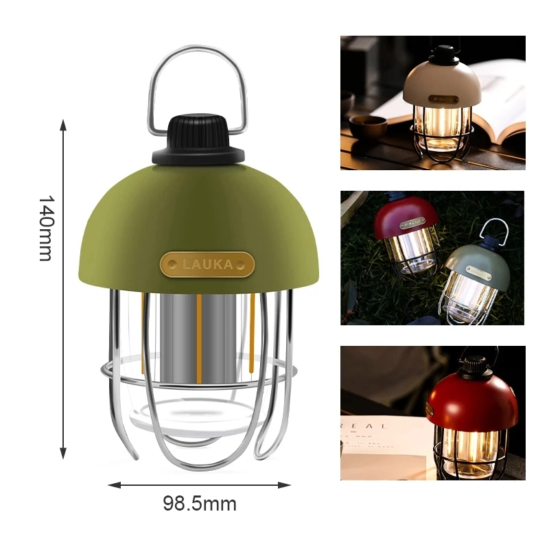 High Brightness Portable Waterproof Camping Lamp Rechargeable LED Camping Lights Solar Camping Lantern