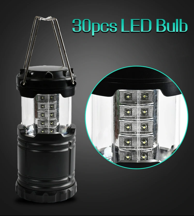 Glodmore2 2022 Factory Wholesale Cheap Emergency Waterproof Outdoor Handheld 30 LED Camping Lantern Light