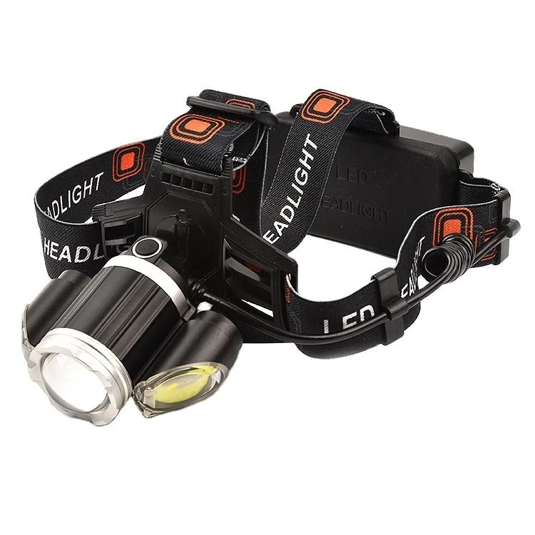 Glodmore2 2022 Best COB Super Bright LED Headlamp, USB Rechargeable Waterproof Hunting Frontale LED Headlamp