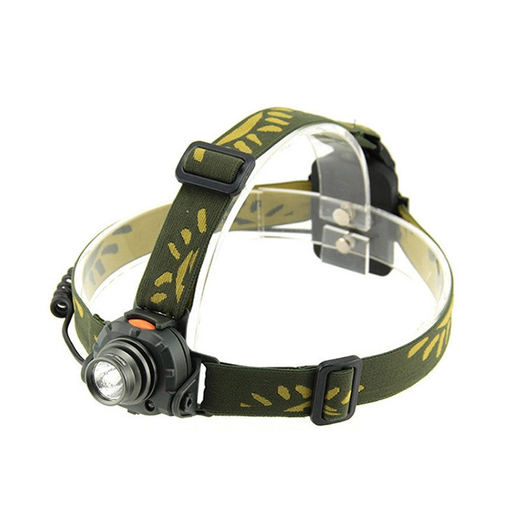 Multifunction Fishing Hunting Emergency Camping LED Head Torch Lighting Rechargeable 18650 Battery LED Headlamp Outdoor Waterproof Zoomable LED Headlight