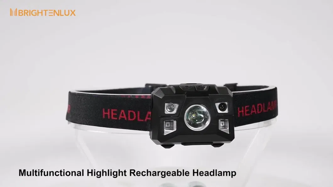 Glodmore2 USB Charging XPE LED Ipx4 Waterproof Intelligent Sensor Headlamp USB Head Torch with 3 Light Modes