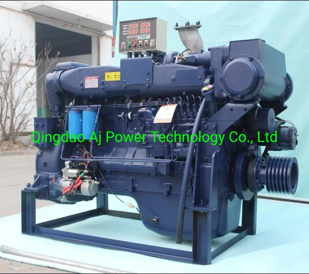 Low Fuel Wp12 Marine Diesel Engine Weichai 350HP Inboard Boat Engine