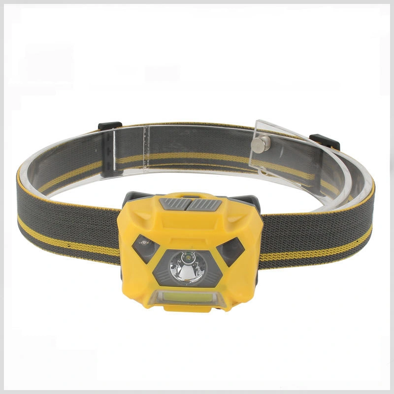 Glodmore2 Factory Supply Adjustable Belt Rechargeable Lithium Polymer Battery LED Sensor Headlamp with 3 Modes Light