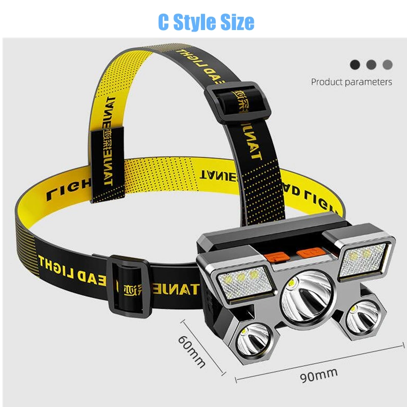 18650 Rechargeable Battery LED Head Torch Rechargeable Waterproof Hunting Powerful Headlamp