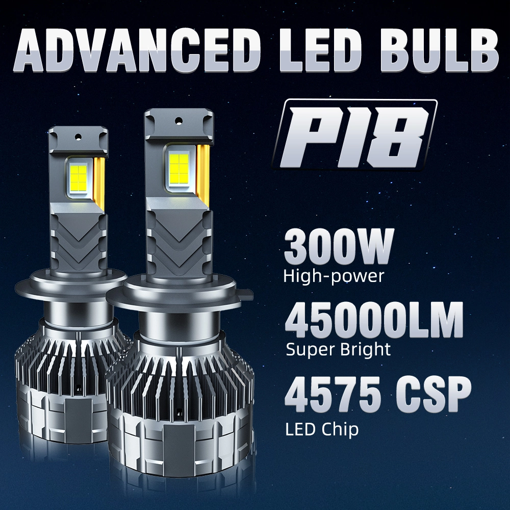 P18 300W Car Accessories H4 H7 H11 Car Light Bulb LED Headlamp