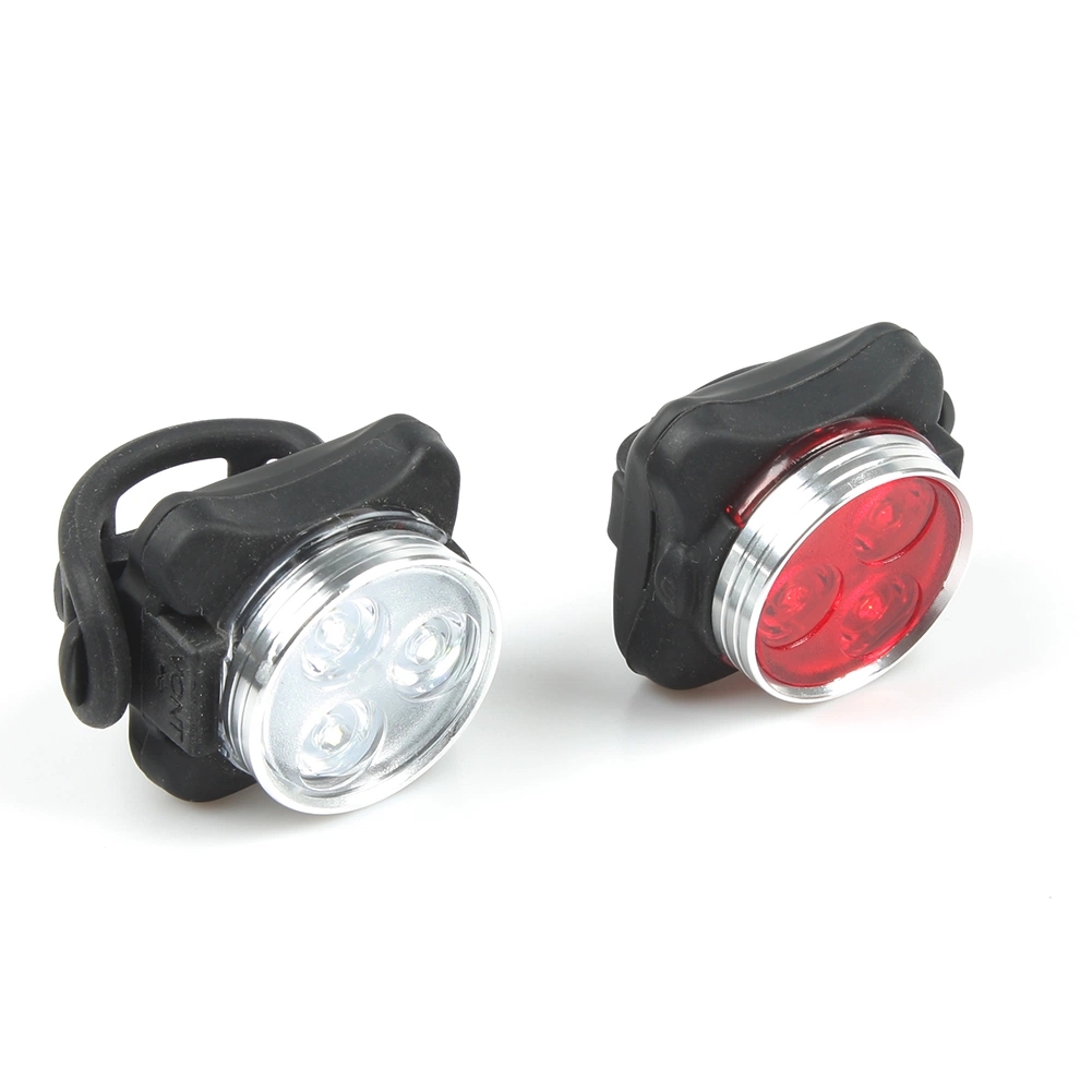 USB Rechargeable Bike Light Set Powerful Lumens Bicycle LED Front and Rear Lights