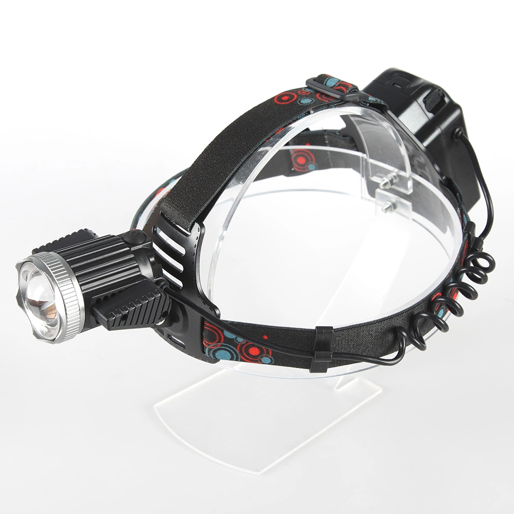 Yichen Zoomable High Power LED Headlamp with USB Rechargeable Battery