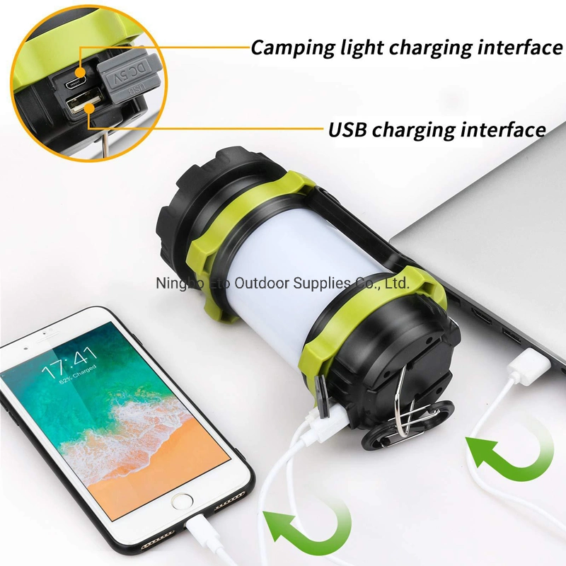 Handheld Spotlight USB Rechargeable Super Bright Emergency Lights Portable LED Searchlight for Hunting Camping