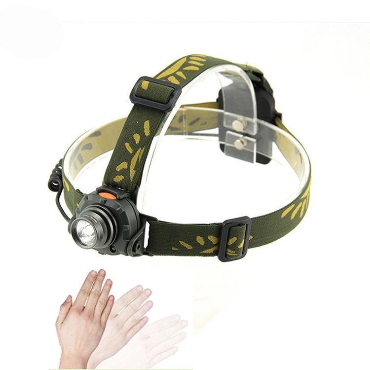 Multifunction Fishing Hunting Emergency Camping LED Head Torch Lighting Rechargeable 18650 Battery LED Headlamp Outdoor Waterproof Zoomable LED Headlight