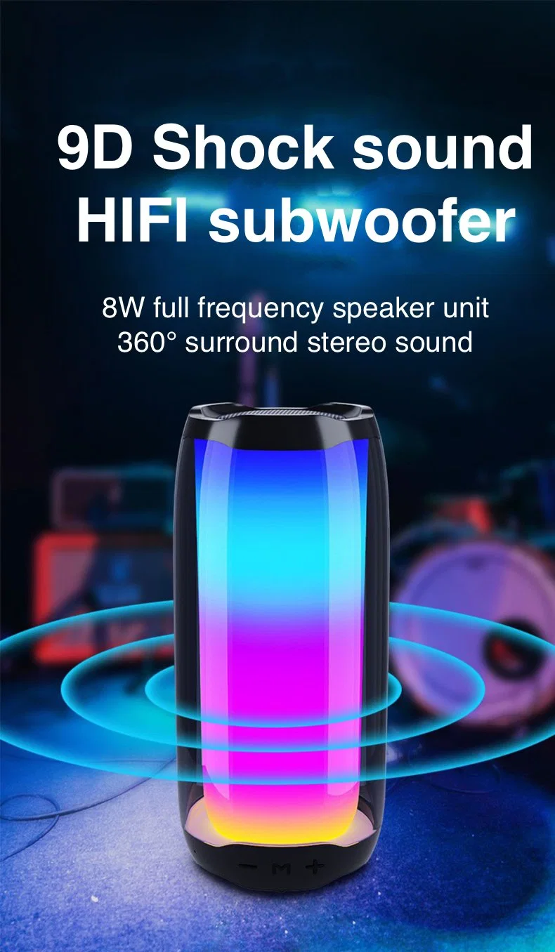 Camping Wireless Bluetooth Outdoor Speaker with Colourful LED Light Bluetooth T25-Ultimate A1