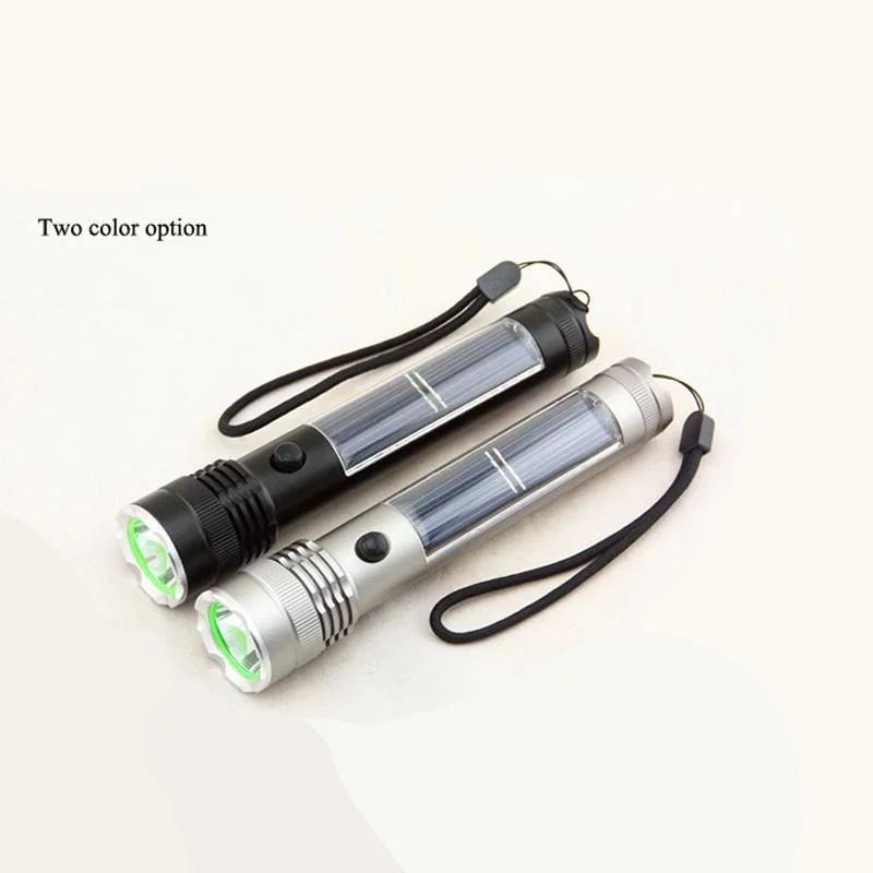 Goldmore10 Hot Sell 1+26 LED Flashlight LED Aluminum Solar Flashlight/26 LED Solar Torch for Emergency Use 3 AAA Battery Torch