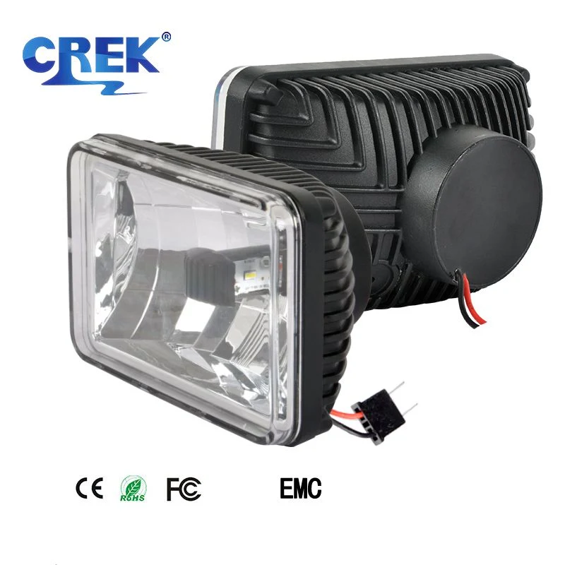 10-30V Auto Parts LED Head Light 60W Strong Lighting Square Motorcycle Headlight Car Driving Head Lamp Truck LED Work Light
