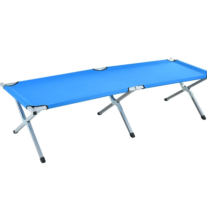 Aluminum Alloy Outdoor Folding Camping Bed Tactical Outdoor Folding Lightweight Ultra-Light Ultra-Wide Folding Bed