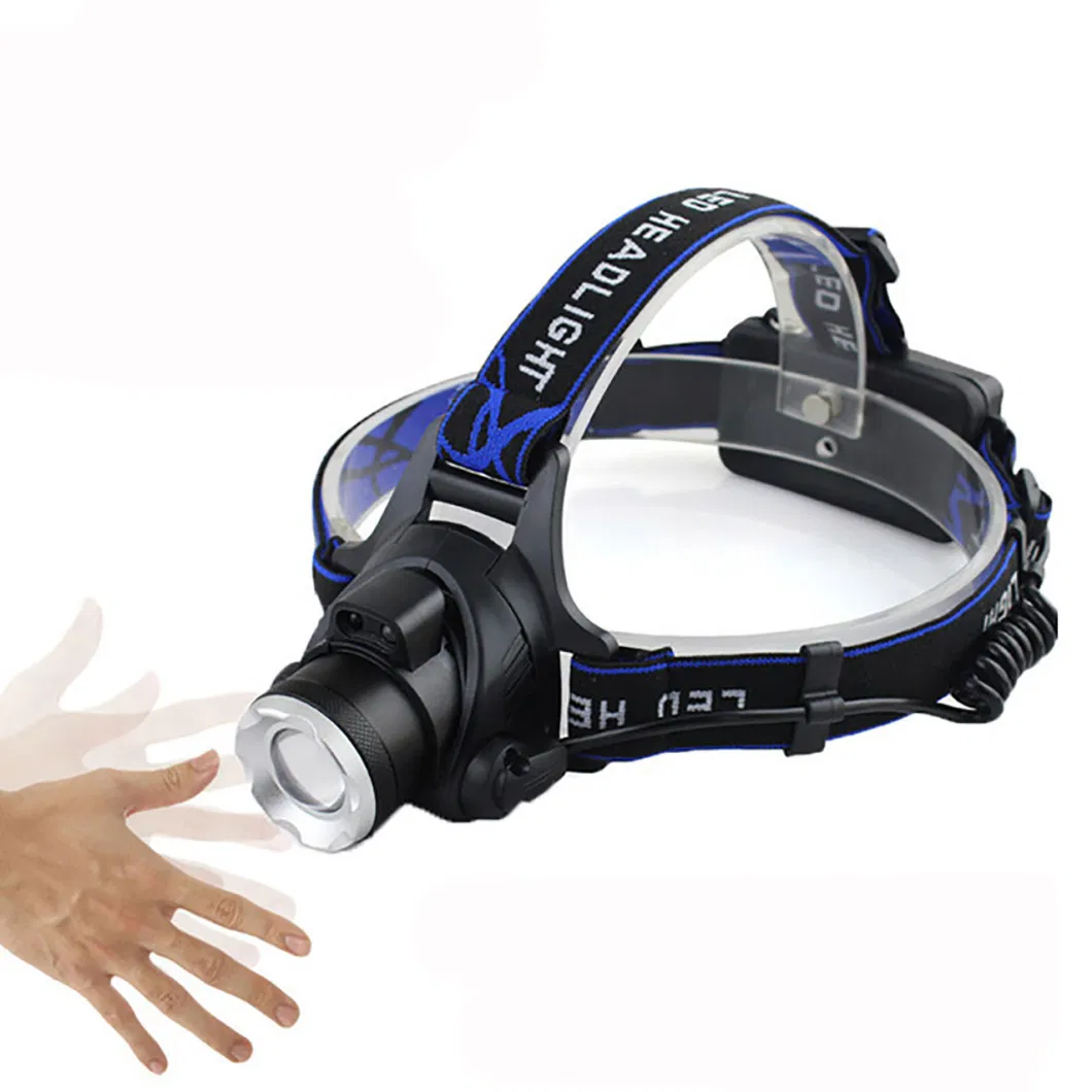 USB Rechargeable Hands Free Lighting Lightweight Design Adjustable Headlamp