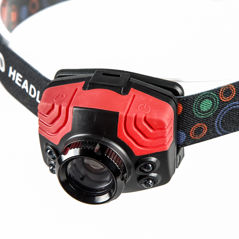 Yichen Zoomable USB Rechargeable LED Headlamp with Red Light