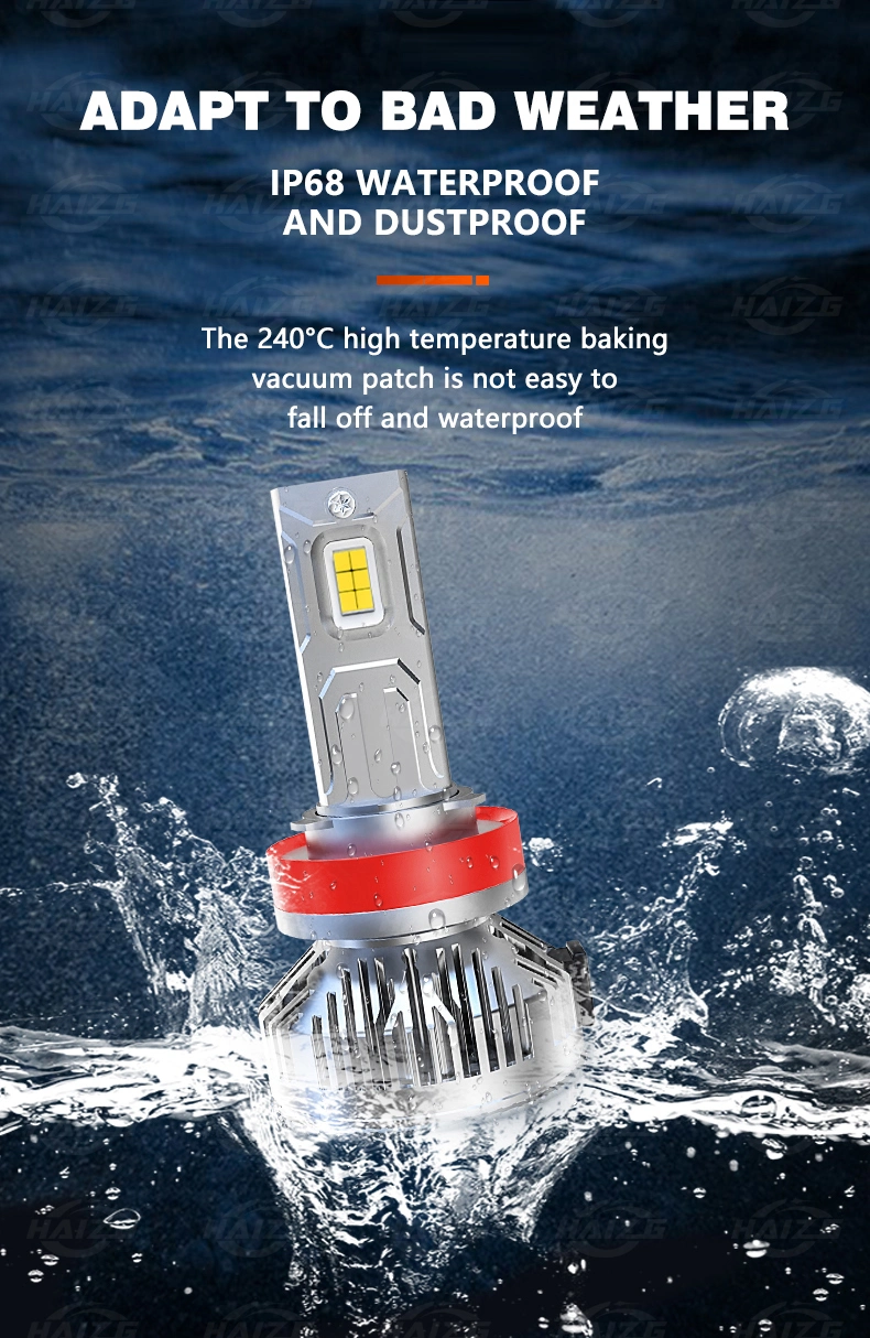 Haizg Highest Power Car LED Light 400W Canbus Auto Headlight