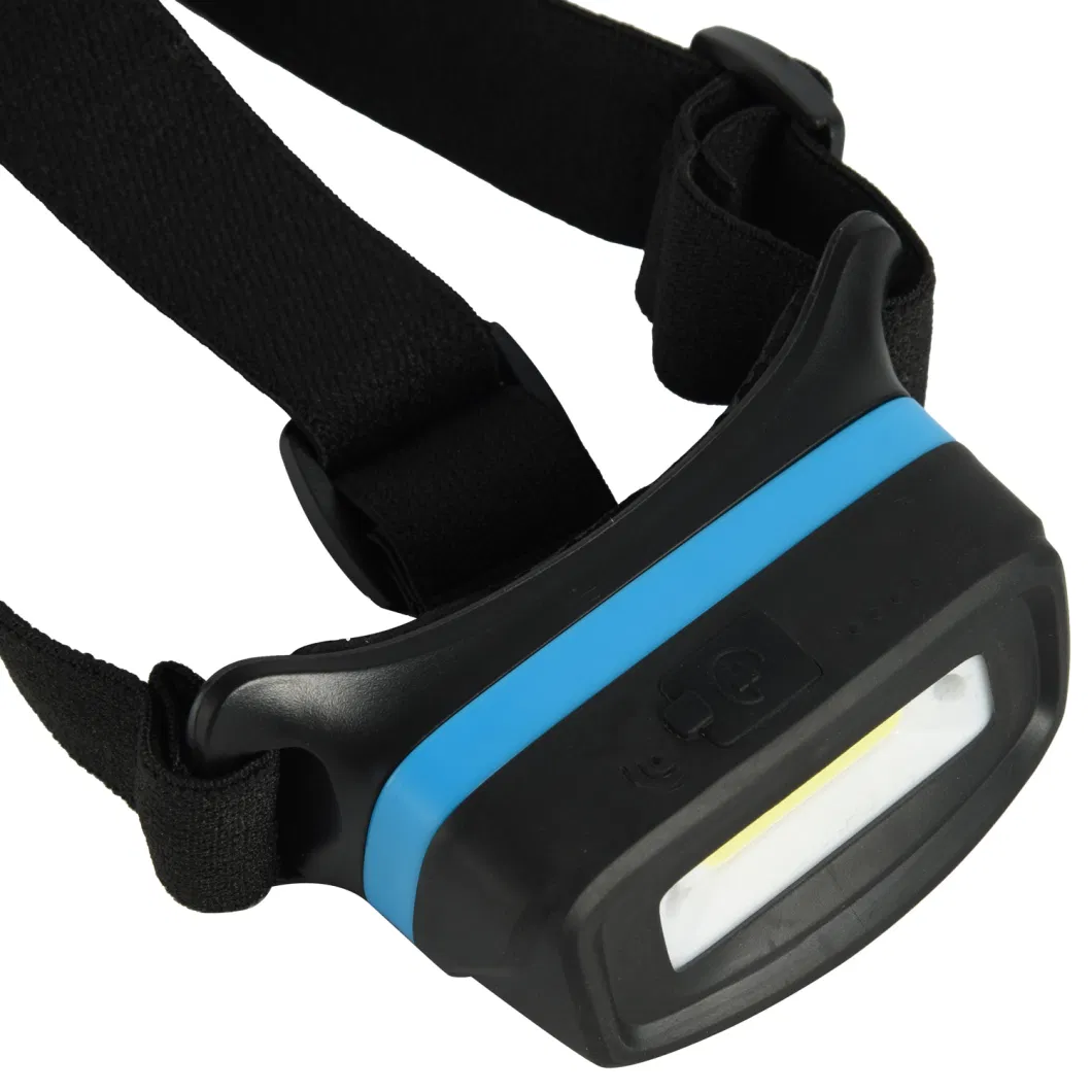 Wholesale Detachable Design Head Torch Lamp Camping Rechargeable Headlight with Motion Sensor Switch Emergency Powerful COB LED Headlamp