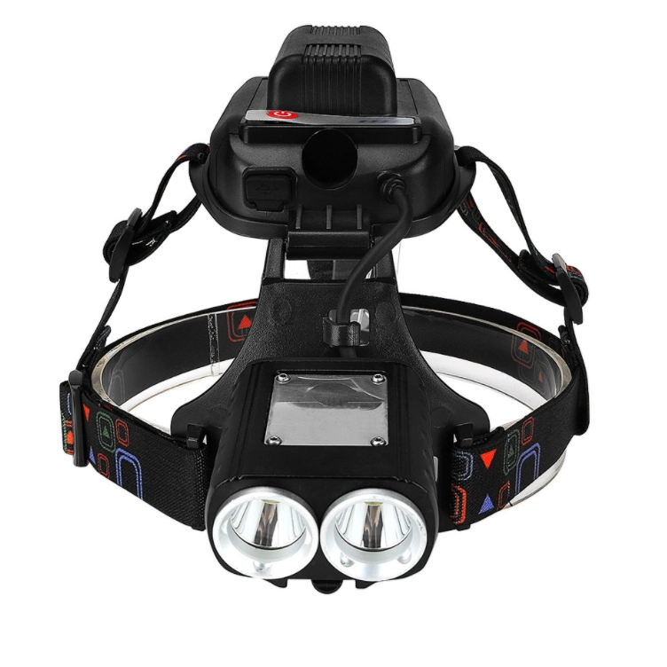 High Power Head Torch Lamp USB Rechargeable Super Bright LED Head Torch Light 3 Lighting Modes Adjustable Focus Headlight Camping Portable LED Headlamp