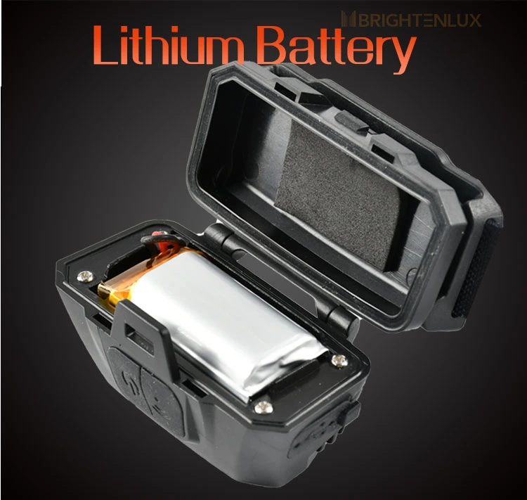 Brightenlux High Power Lithium Battery USB Rechargeable Waterproof Sensor LED Rechargeable Hunting Light Headlamp