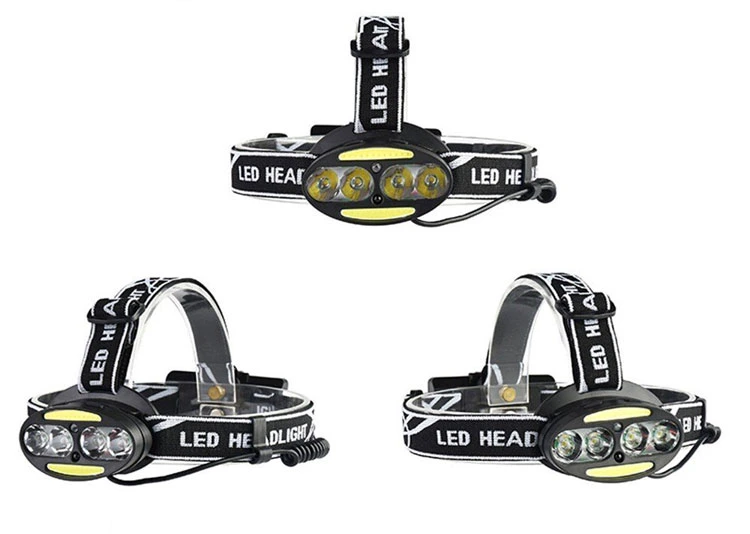 Brightenlux OEM Factory Wholesale CE RoHS ABS Waterproof USB Rechargeable LED Headlamp Rechargeable Waterproof