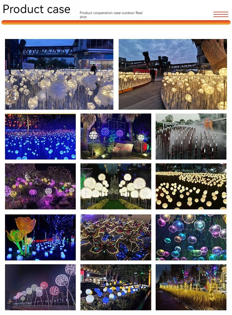 Hot Sale 3D Mushroom Garden Light Theme Park Decorative Lamps Outdoor Landscape Lighting