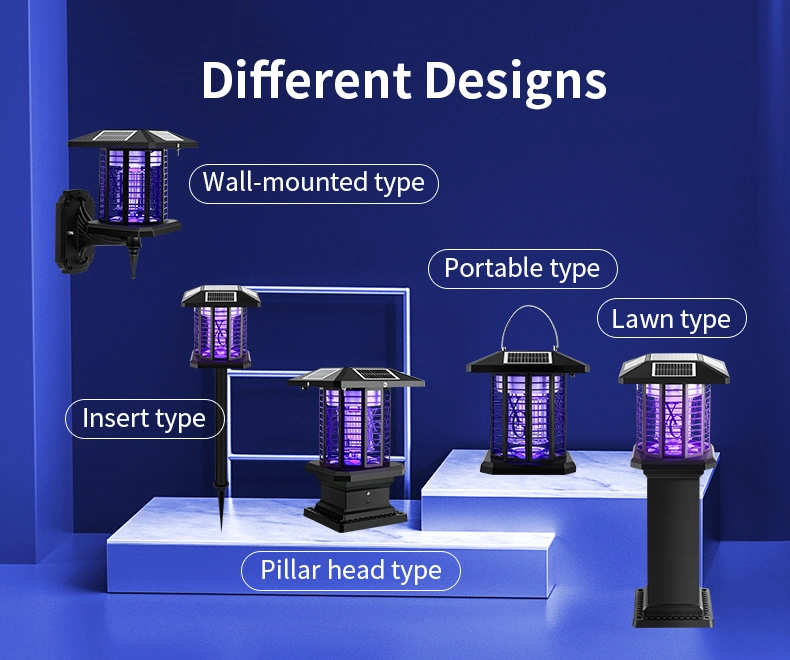 Best Selling Indoor Fly Repellent Bug Zapper Killer Outdoor Camping Solar Mosquito Lamp