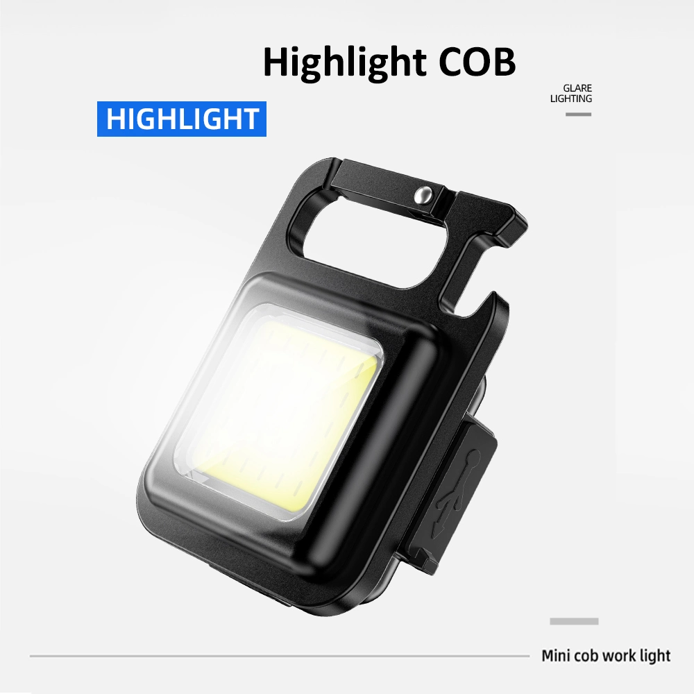 Portable LED Camping Lamp USB Rechargeable Outdoor Pocket COB Light