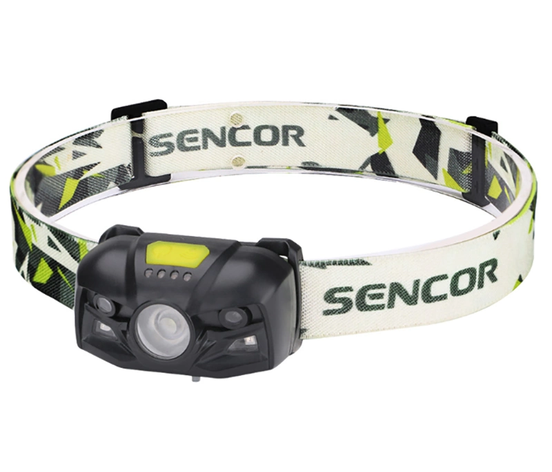 Wholesale Camping Emergency Head Torch Lamp Motion Sensor Head Torch Light Red Warning Flashing Headlight Quality COB LED Headlamp