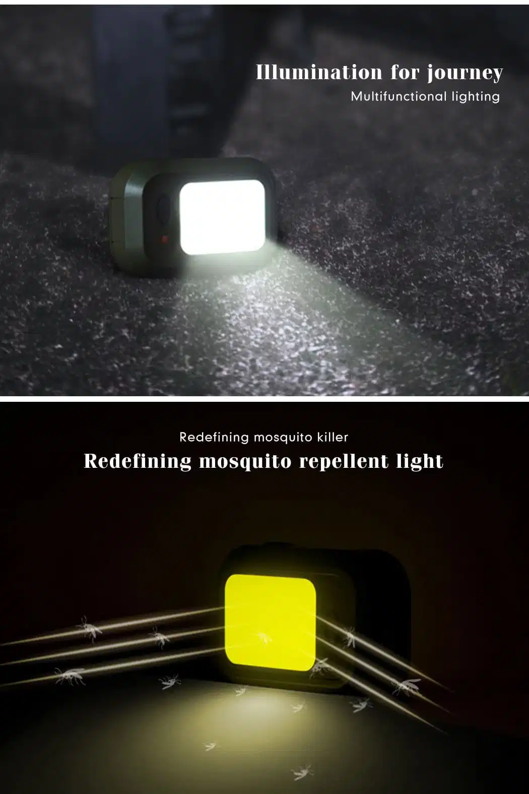 Waterproof Outdoor/ Indoor Portable Tiny Mosquito Repellent Light