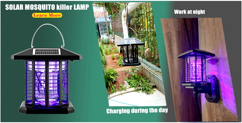 Best Selling Indoor Fly Repellent Bug Zapper Killer Outdoor Camping Solar Mosquito Lamp