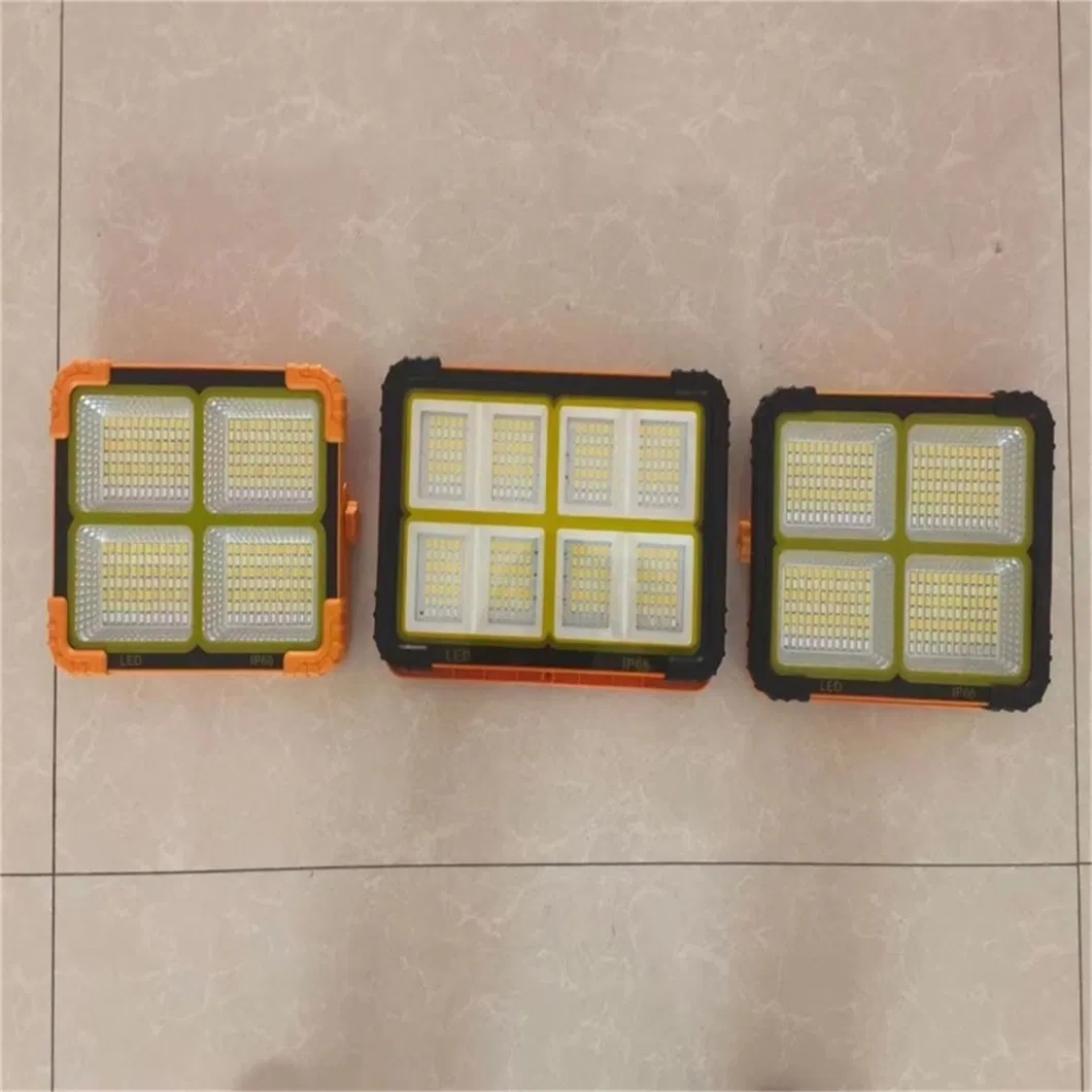 LED Outdoor Light Foldable Solar Panel Camping Light