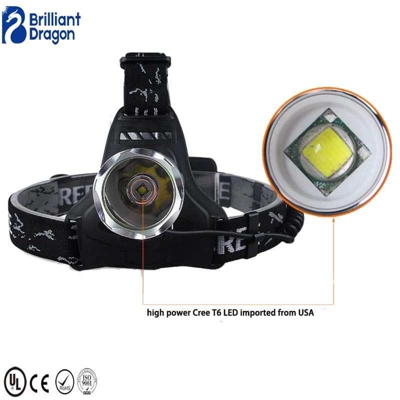 10W High Power Head Torch Lamp CREE T6 Rechargeable 18650 LED Tactical Zoomable Headlight Super Bright Waterproof Adjustable Headlamp