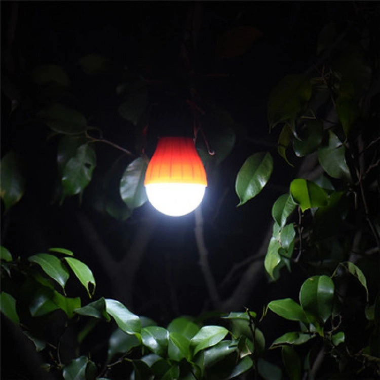 Portable 3 LED Outdoor Emergency Battery Powered Bulb Hanging Campfire Light