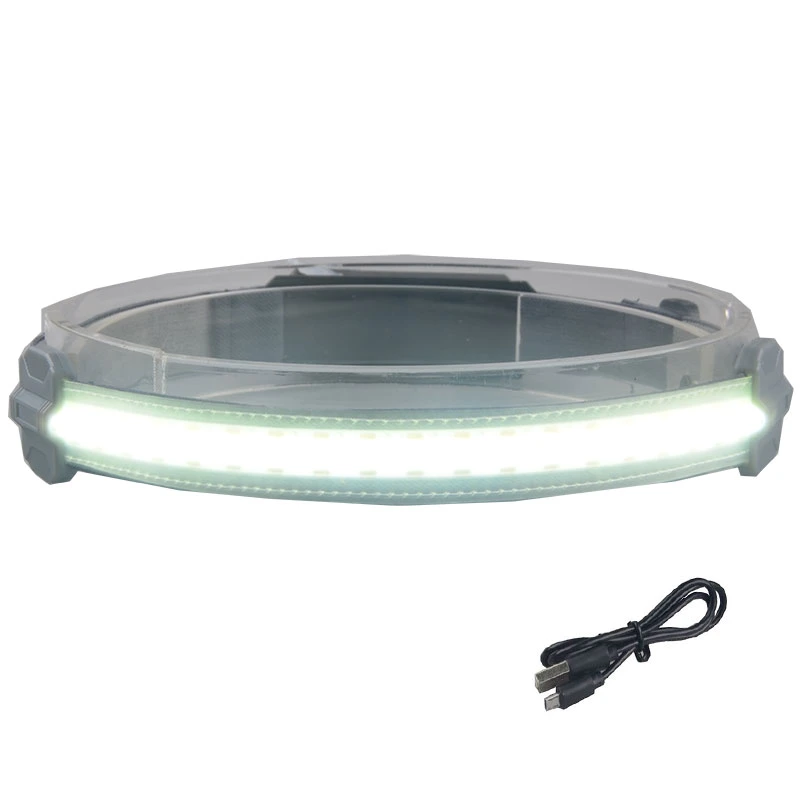 3 Modes Mini LED Headlight Outdoor Running Head Lamp Rechargeable Headlamp