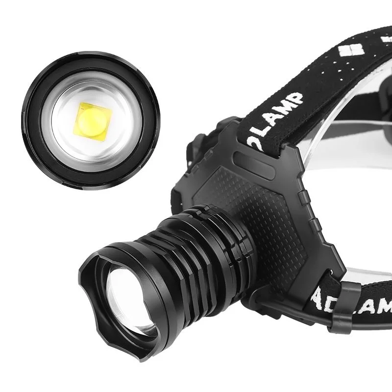 High Powerful 1200lm Headlamp Waterproof Aluminum Rechargeable Zoom LED Headlamp