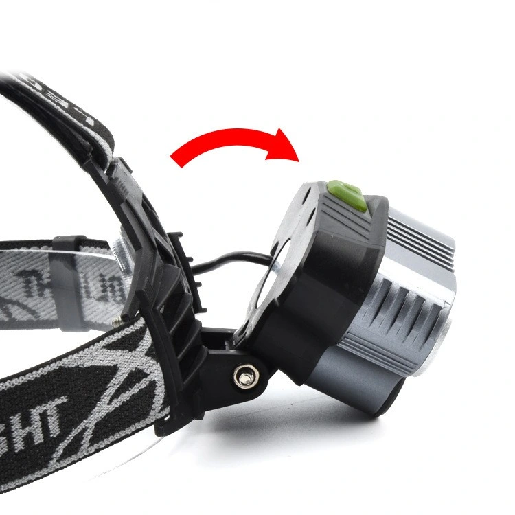 High Power Zoomable Head Light Fishing Hunting USB Rechargeable LED Headlamp