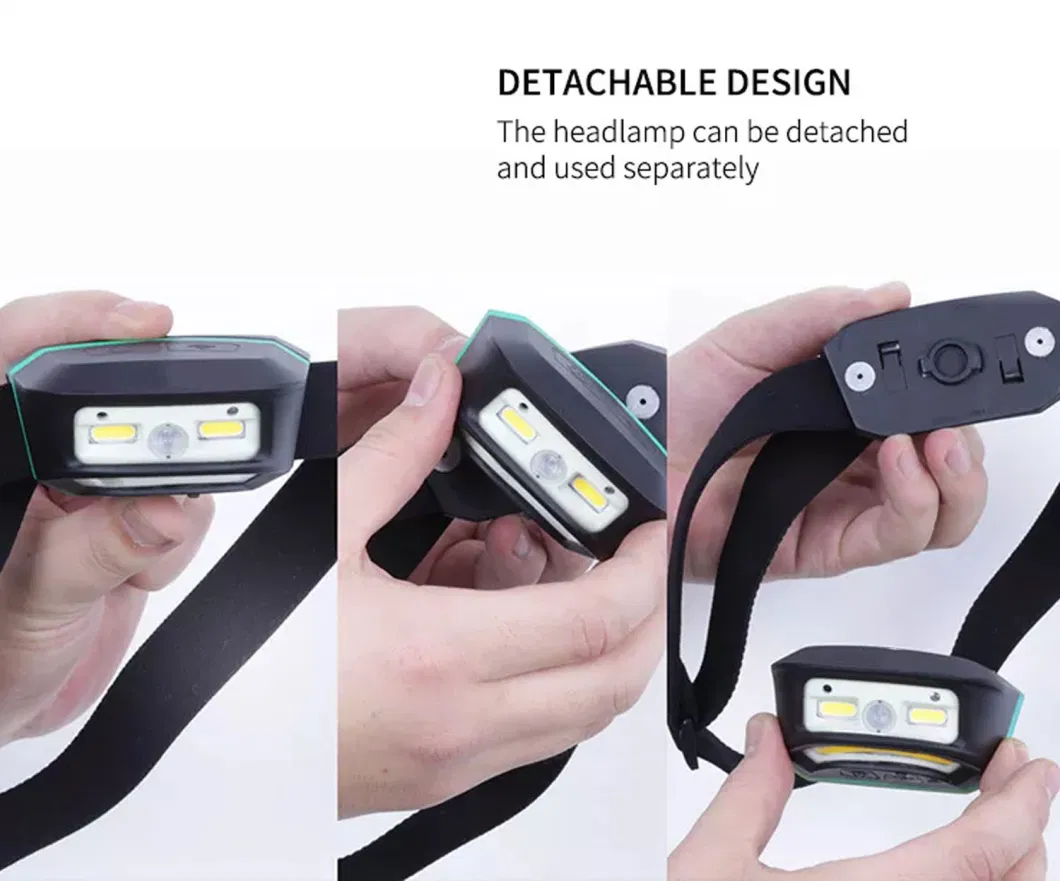 Outdoor Head-Mounted Rechargeable Camping Lamp Emergency Headlamp for Night Fishing Hiking