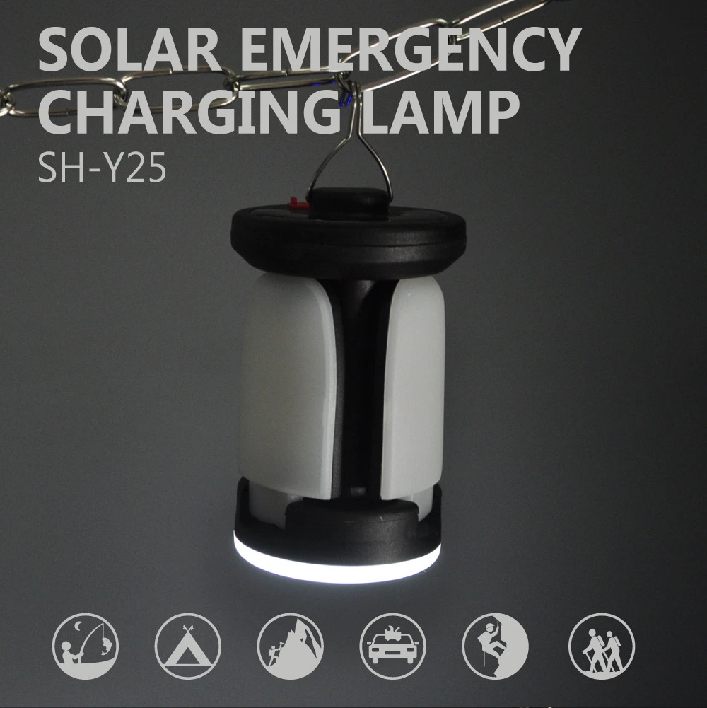 China Solar Strong Light Hanging Light Charging Solar Camping Tent Light Ultralight